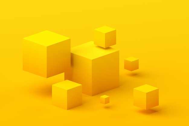 Renderizado en 3D abstracto