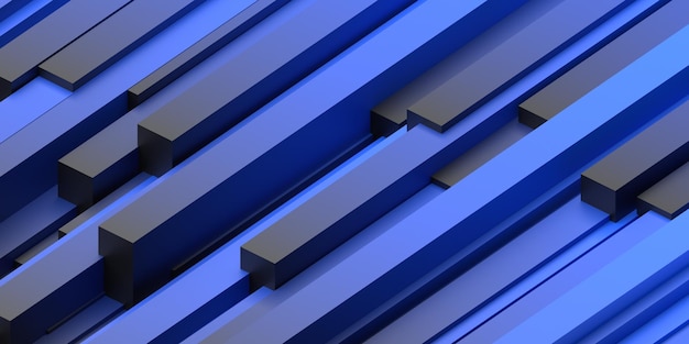 Renderizado en 3D abstracto