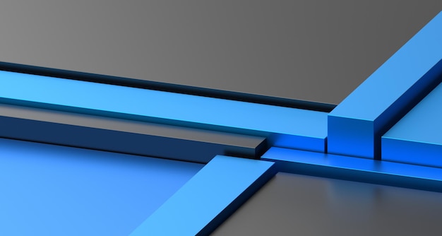 Renderizado en 3D abstracto