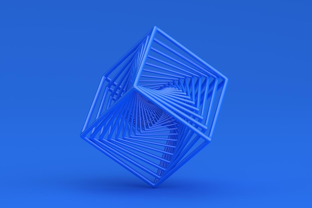 Renderizado en 3D abstracto