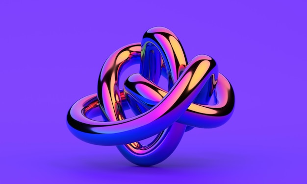 Renderizado en 3D abstracto