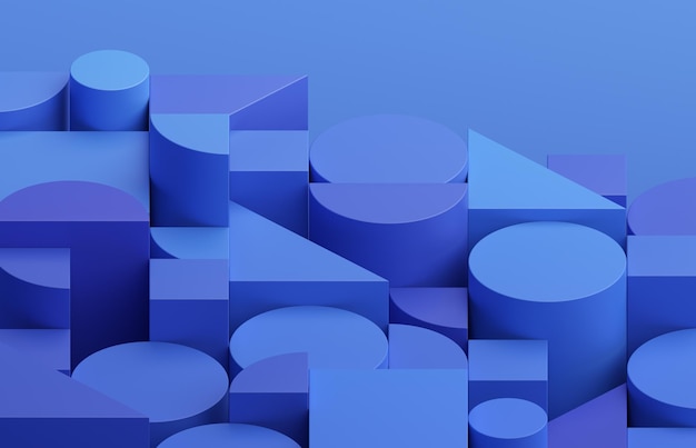 Renderizado en 3D abstracto