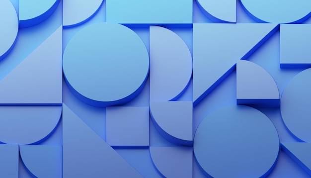 Renderizado en 3D abstracto