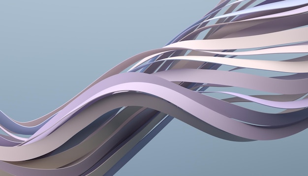 Renderizado en 3D abstracto