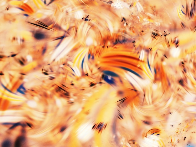Foto renderizado 3d de fondo fractal abstracto