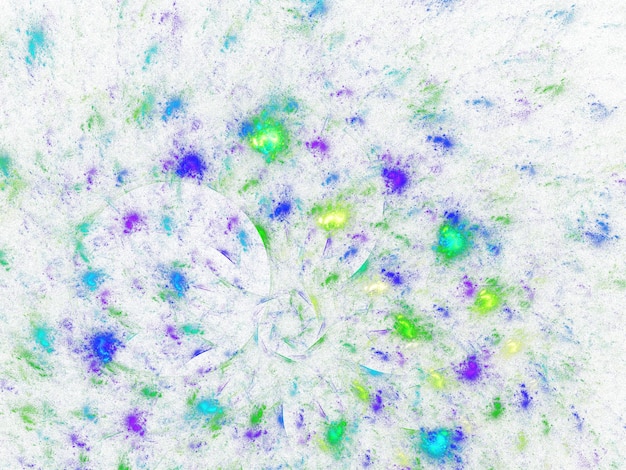 Renderizado 3D de fondo fractal abstracto