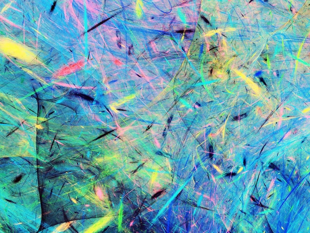 Renderizado 3D de fondo fractal abstracto