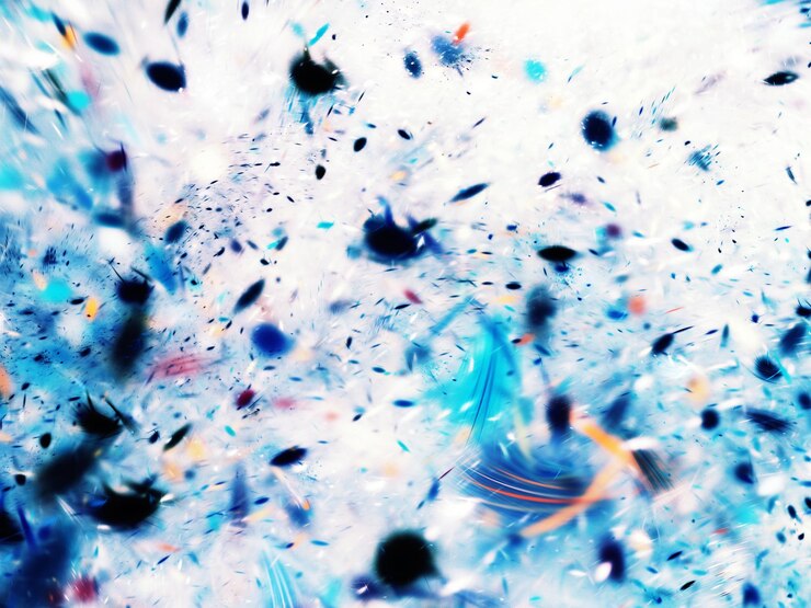 Foto renderizado 3d de fondo fractal abstracto