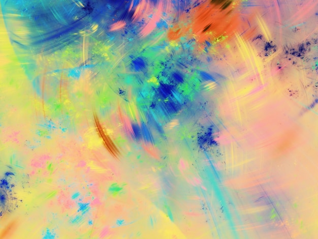 Renderizado 3D de fondo fractal abstracto
