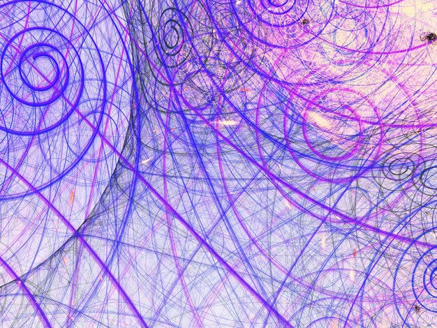 Renderizado 3D de fondo fractal abstracto