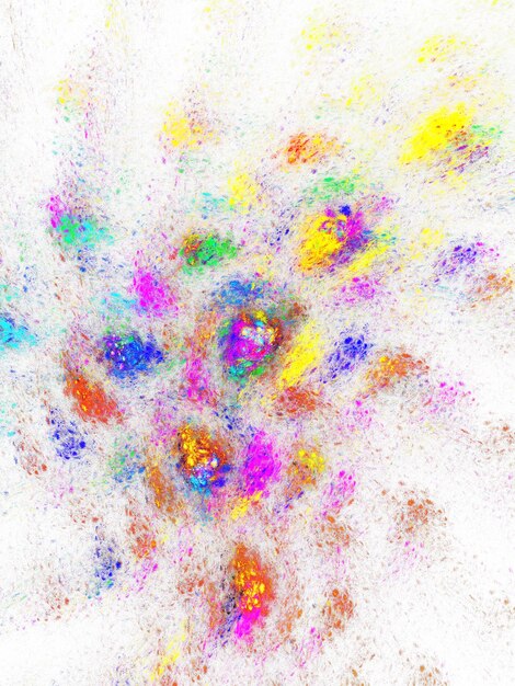 Renderizado 3D de fondo fractal abstracto