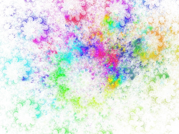 Renderizado 3D de fondo fractal abstracto