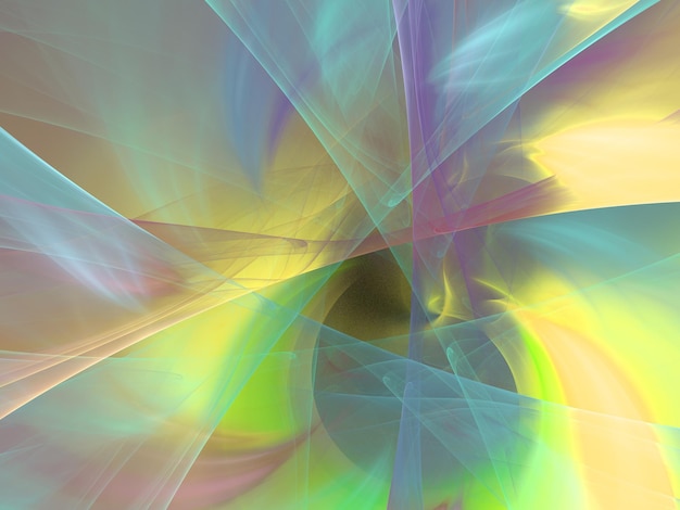 Renderizado 3D de fondo fractal abstracto