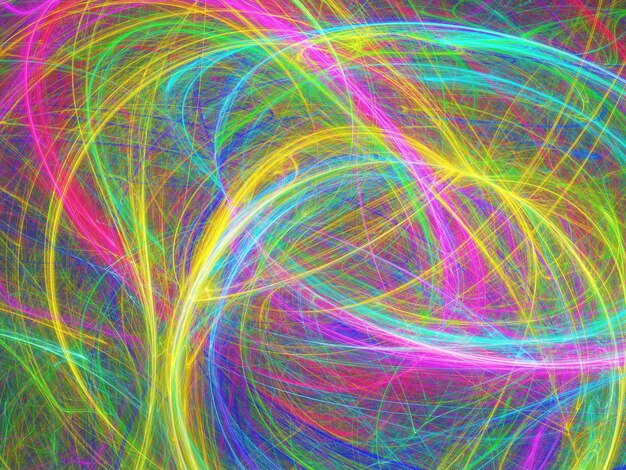 Renderizado 3D de fondo fractal abstracto