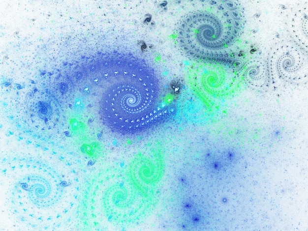 Renderizado de fondo fractal abstracto