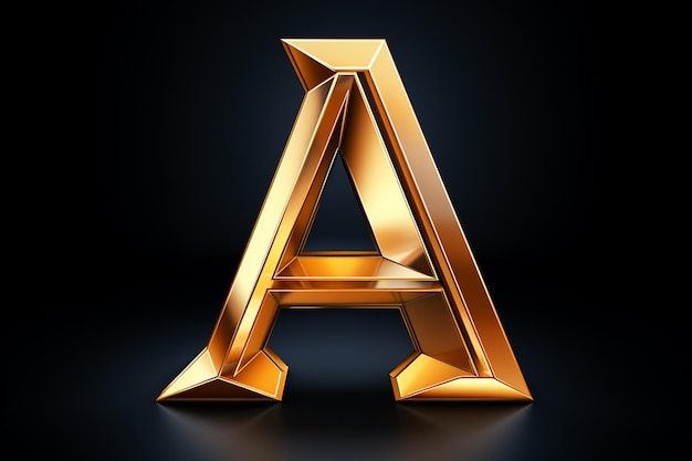 Un renderizado de letras en 3D