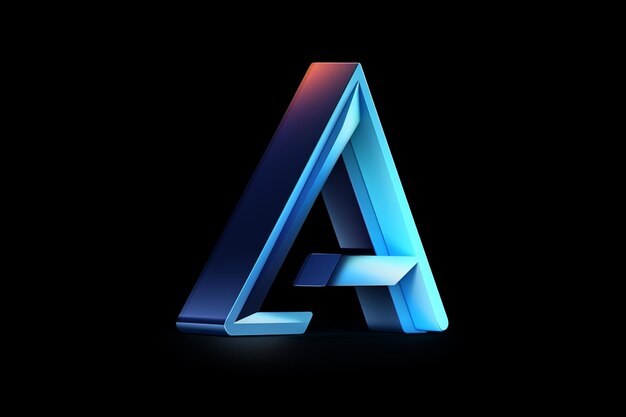 Un renderizado de letras en 3D