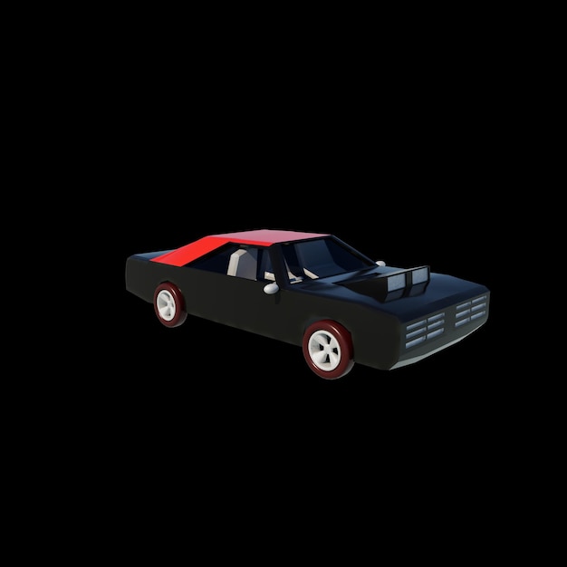 Renderizador personalizado de automóviles musculares