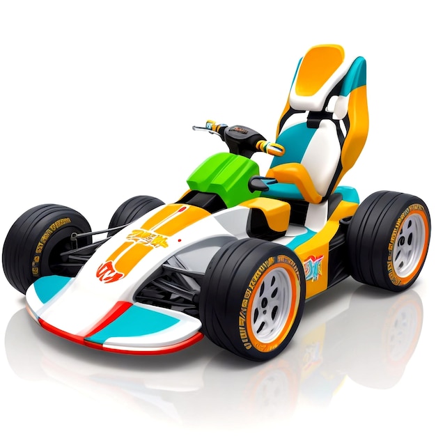 Renn-Go-Kart-realistische 3D-Rendering-Foto