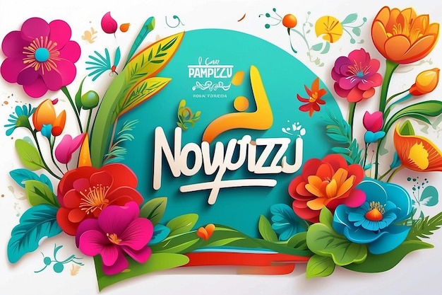 Foto renovación y alegría damos la bienvenida a la primavera con nowruz, la celebración del año nuevo persa