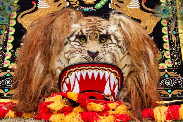 Reog Ponorogo Máscara tradicional en Ponorogo Indonesia