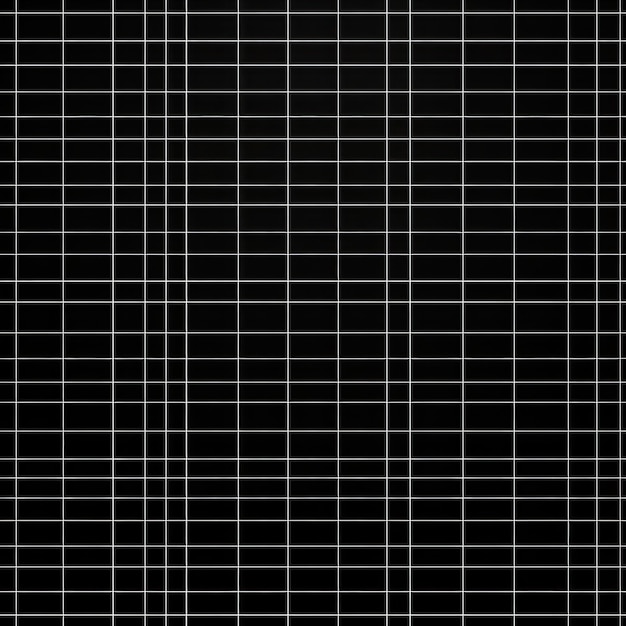 Repetición de líneas de fondo de patrón de cuadrícula negra