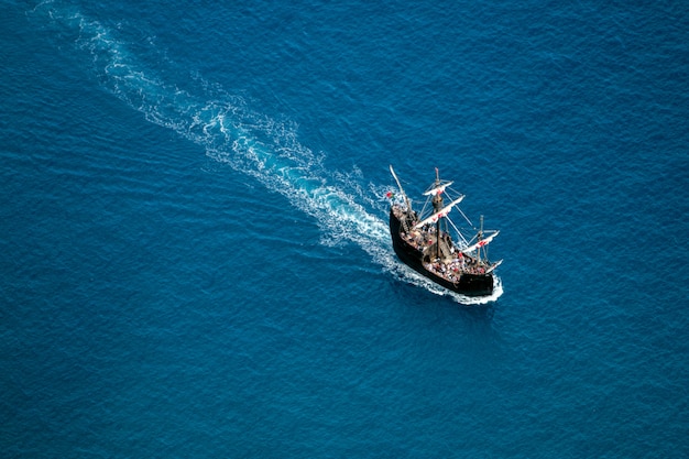 Réplica de carabelas de vela