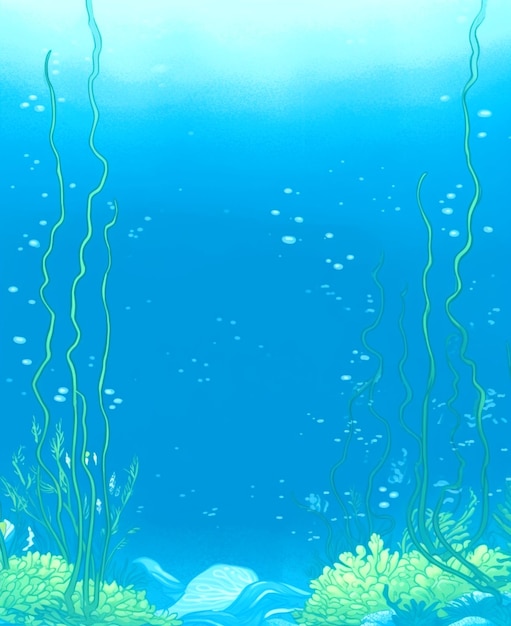 Foto representação de debaixo d’água
