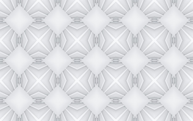 Representación 3d Las baldosas cerámicas de la rejilla del modelo cuadrado moderno gris inconsútil del arte diseñan el fondo de la pared de la textura.