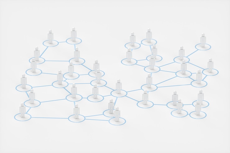 Foto representación 3d del concepto de equipo de negocios de modelos de personas