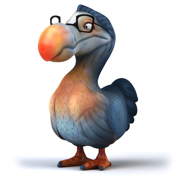 Representación 3D de dodo