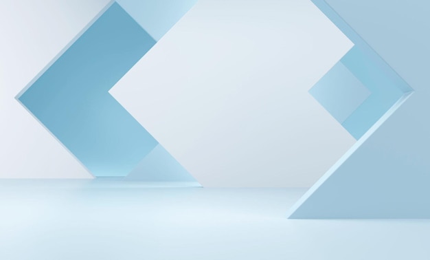 Representación 3D del fondo de la exposición