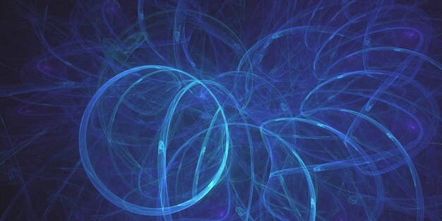 Representación 3D de fondo fractal multicolor abstracto.