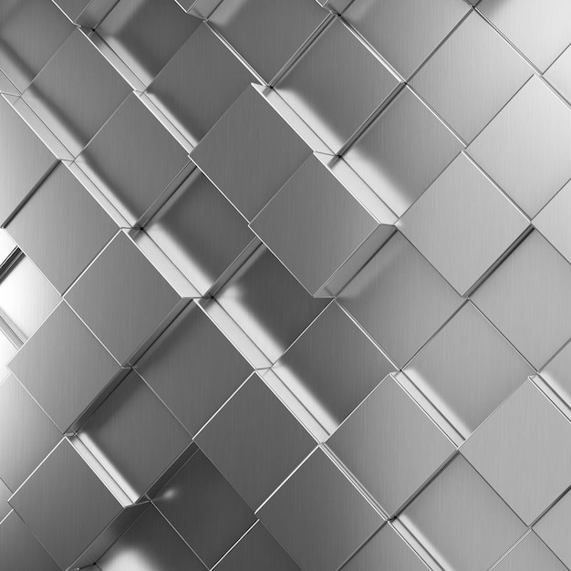 Representación 3d de fondo hexagonal futurista y tecnológico