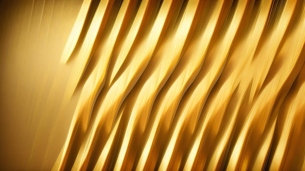 Representación 3d de fondo de tela de lujo de oro abstracto