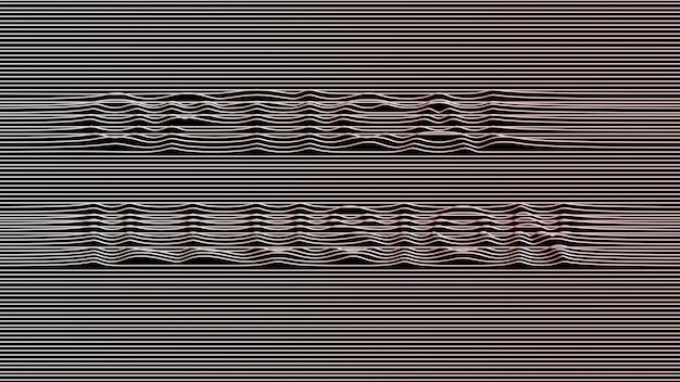 Foto representación 3d de ilusión óptica.