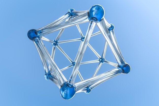 Representación 3d de líneas de juntas hexagonales
