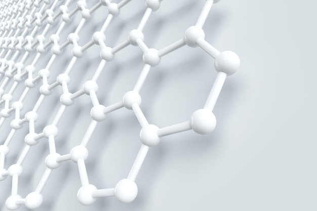 Representación 3d de líneas de juntas hexagonales