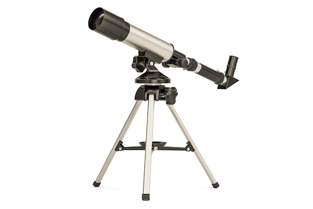 Representación 3D del primer plano del telescopio