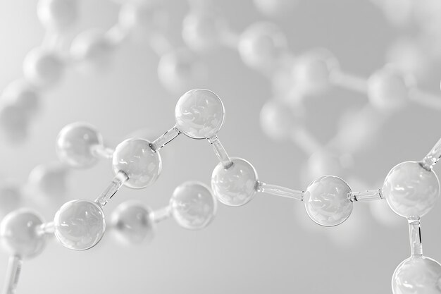 Representación abstracta de la estructura molecular en un estilo minimalista