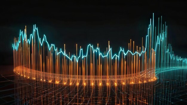 Representación abstracta de un gráfico de barras