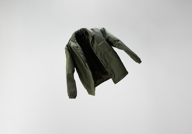 Foto representación de bodegones de exhibición de chaquetas