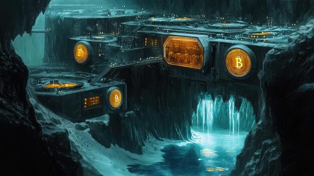 Una representación completa del proceso de minería de Bitcoin y su impacto en la economía digital