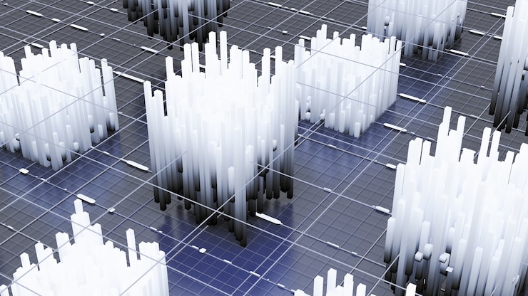Foto representación futurista del ejemplo 3d del fondo de la tecnología