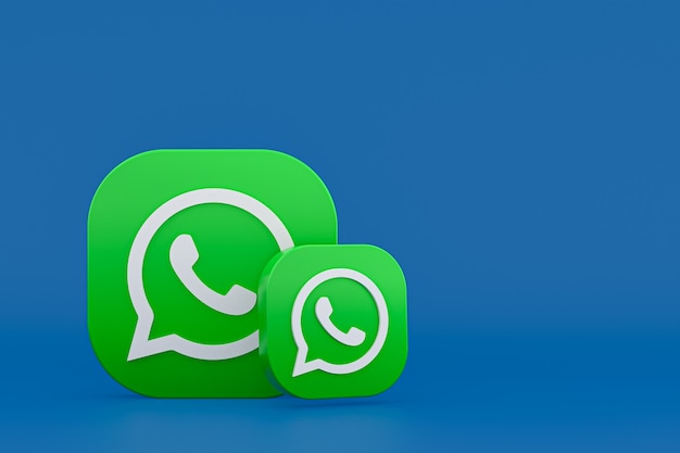 Representación del icono del logotipo de whatsapp