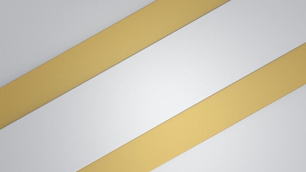 Representación de ilustración 3d de fondo de textura de patrón dorado y blanco 4k