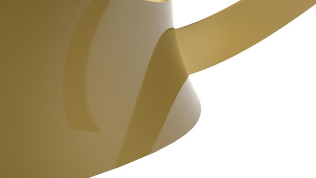 Representación de ilustración 3d de fondo de textura de rizo de oro