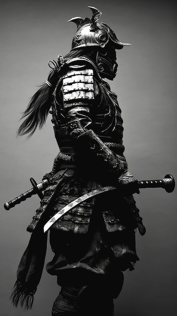 Foto representación de samurai