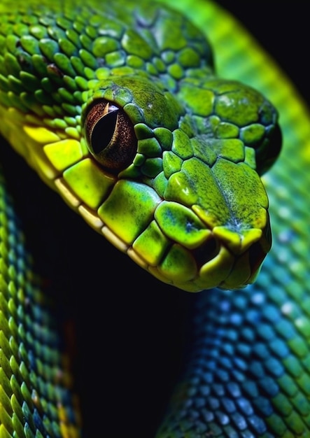 representación de serpiente