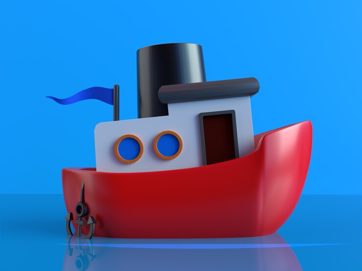 Representación tridimensional del diseño de la nave de la textura mate 3D foto premium
